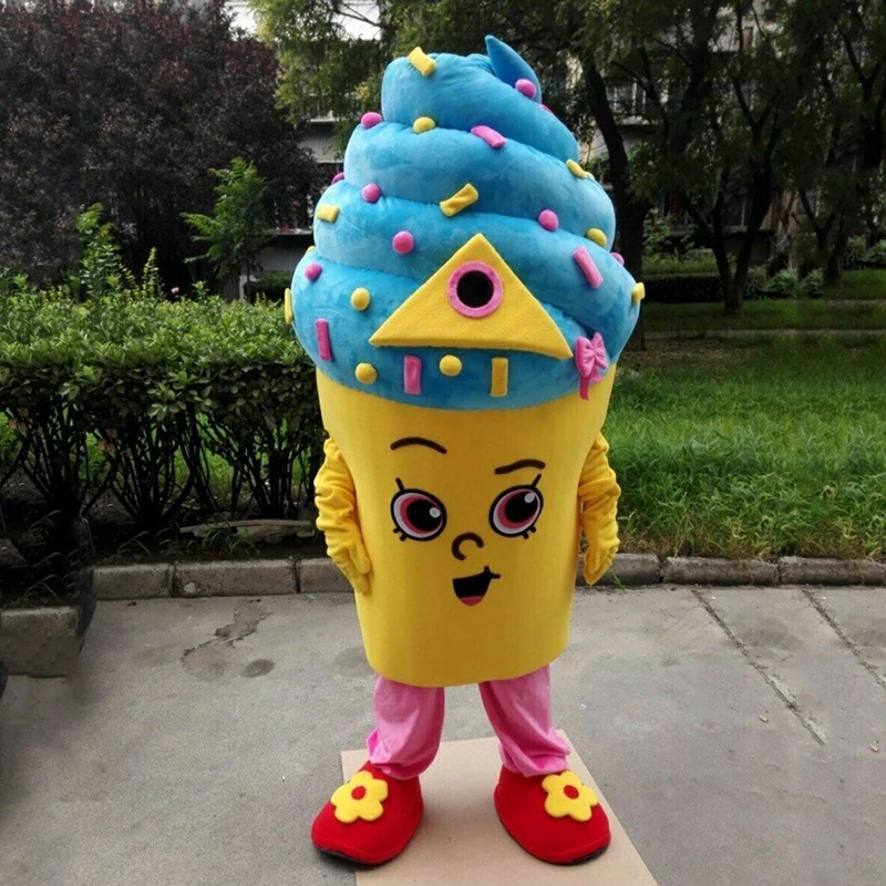 Ice Cream Cosplay Party Mascot Costume Game Dress-up Outfit Clothing Advertising Interesting Apparel Cartoon Character Clothes