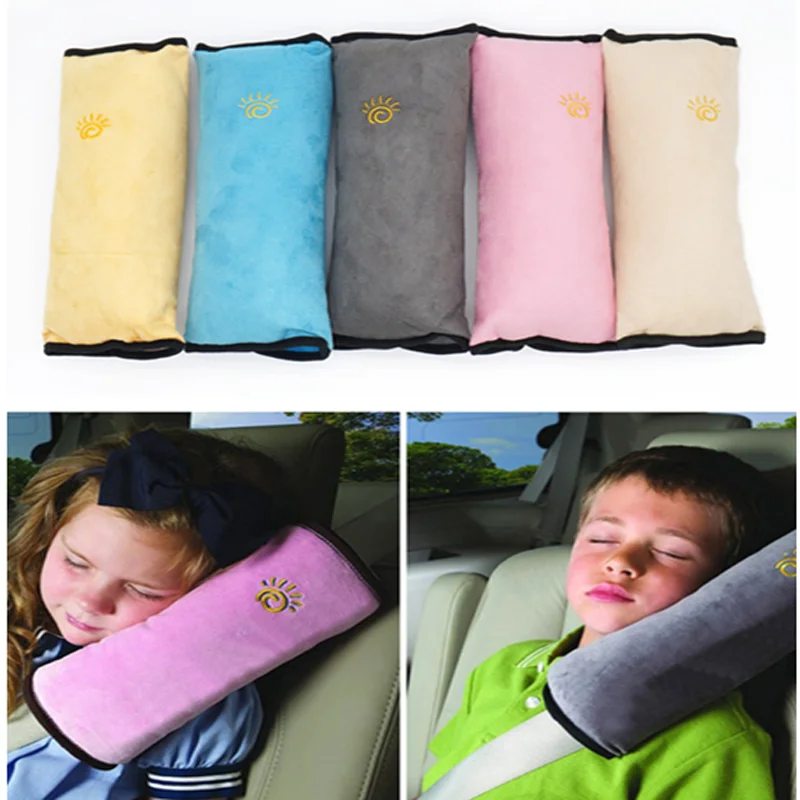 Kid Car Safety Pillows Baby Head Pillow Auto Seat Belt Shoulder Cushion Pad Neck Protection for Kids Toddler Z170 | Мать и ребенок