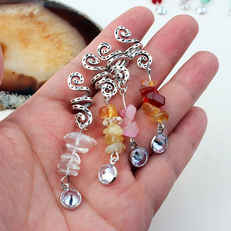 Женская плетеная спираль для волос с кисточкой | Украшения и аксессуары