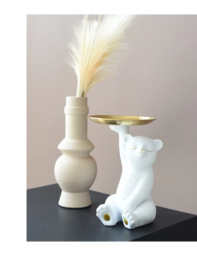 Домашний декор медведь стойка для хранения украшений украшения дома предметы