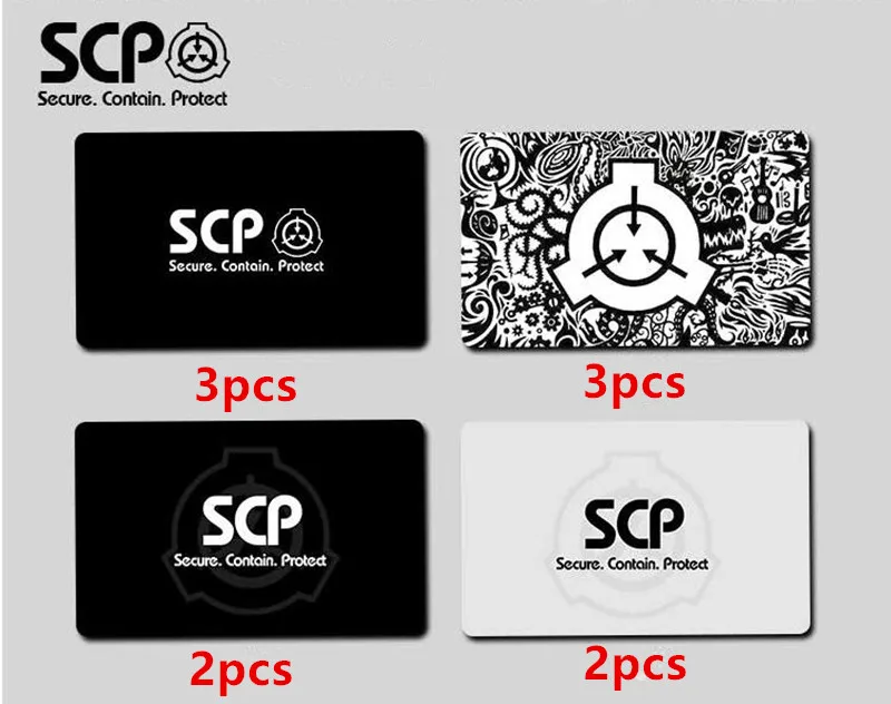 9 Наклейки для карт SCP специальные процедуры удержания основы Логотип Косплей карточная карта доступа - Цвет: 9