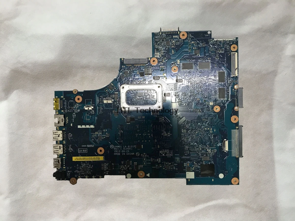 

Laptop Motherboard For Dell Inspiron 15R-5521 3521 VAW00 LA-9104P CN-0TPX0T 0TPX0T I5-3337U CPU HD7670M GPU Mainboard