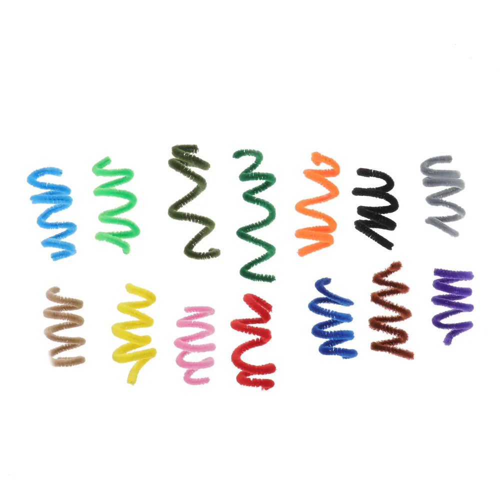 

100pcs Pet Assorted Color Colorful Cat Wool Spring Playtings DIY Supplies