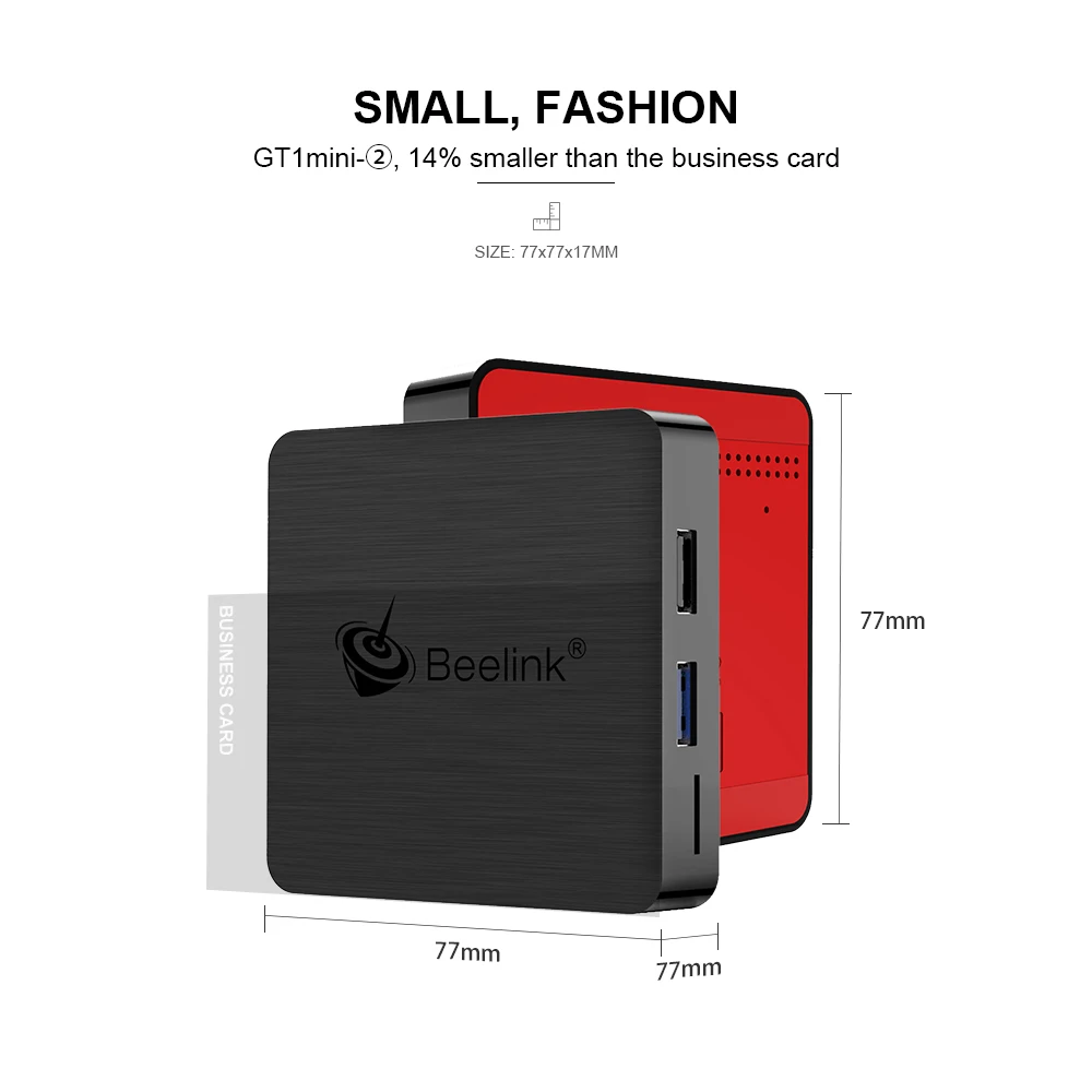 Beelink GT1MINI-2 Amlogic S905X3 4 Гб DDR4 64 Гб rom Smart Android 9,0 tv Box 1000M LAN 2,4G 5G WiFi Bluetooth 4K HD GT1 Mini 2