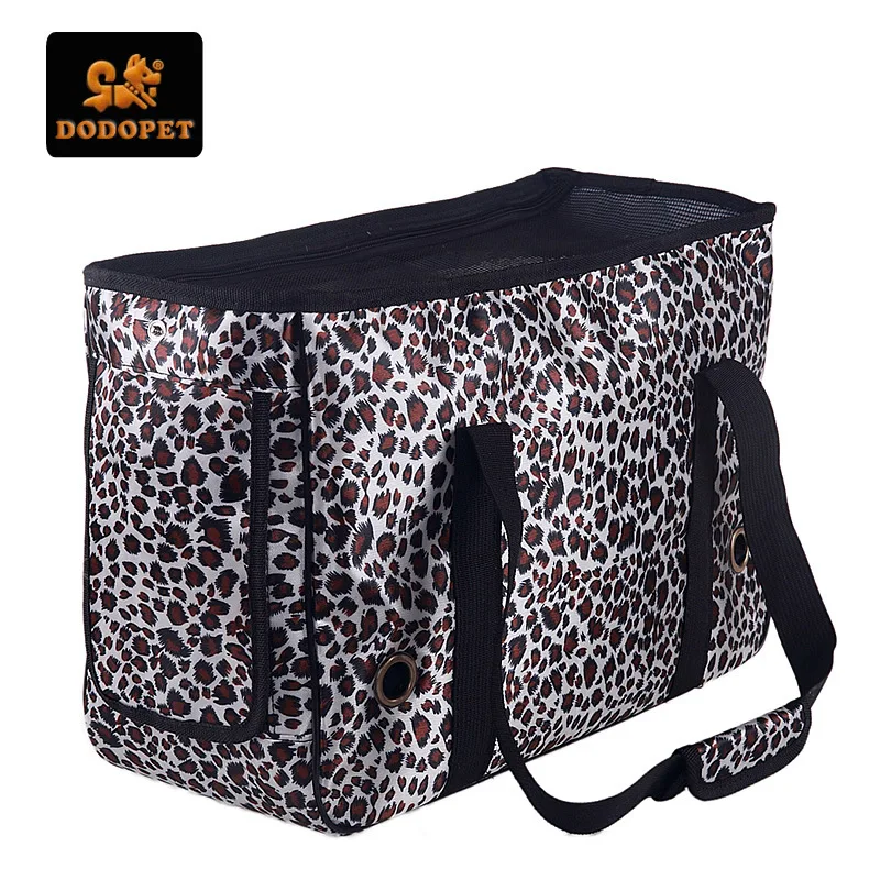 

Fashion Dog Bag Small Carrier Bag Portable Dog Handbag Leopard Style Cat Carrier Chihuahua Dogs