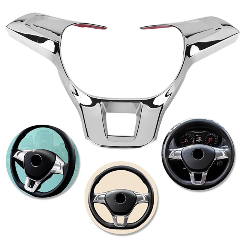 Декоративная накладка на руль автомобиля наклейка для Golf MK7/Polo/Gran Santana/Lavida 2014-2015 |