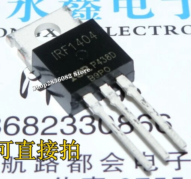 

5 шт IRF1404 N-channel 40V 162A TO-220