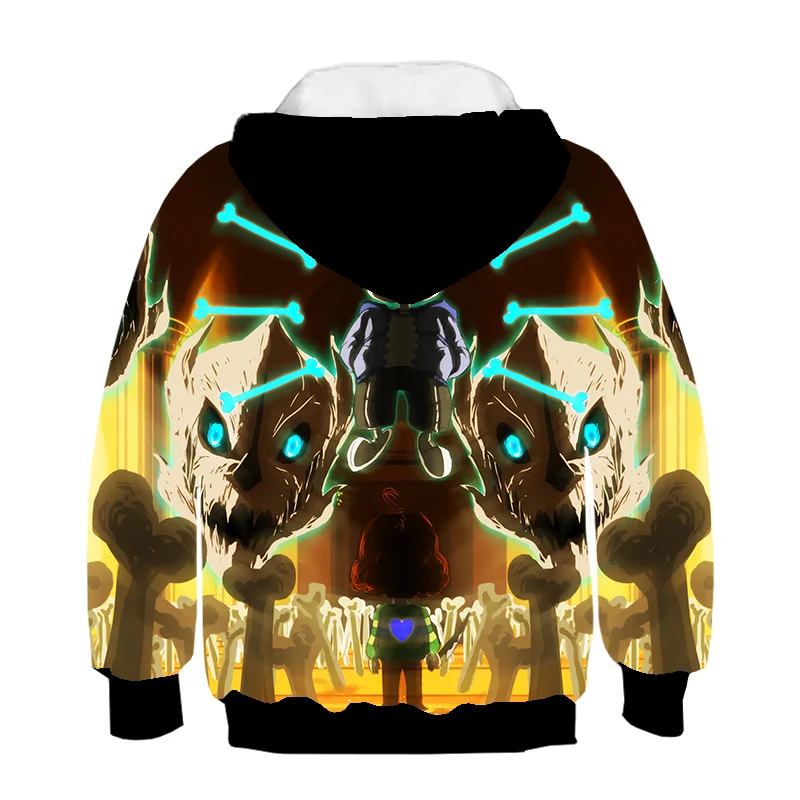 

Kids Funny Anime Skull 3D Printed Hoodies New Baby Boys Long Sleeve Sweatshirts Girls Harajuku Clothing Unisex Tops