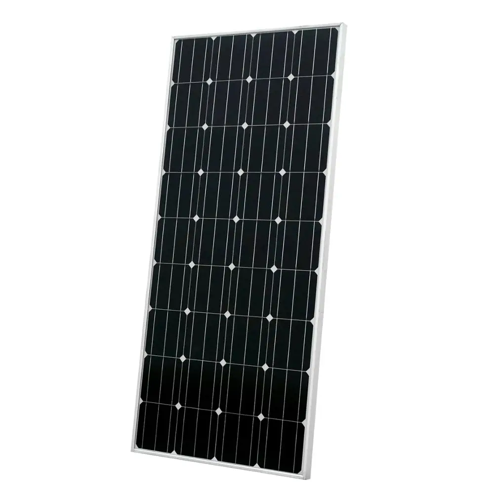ECOWORTHY 18 в стекло 160 Вт монокристаллическая солнечная панель 12 В солнечная батарея зарядное устройство солнечная батарея для насоса, светильник/лампа, телевизор, ноутбук