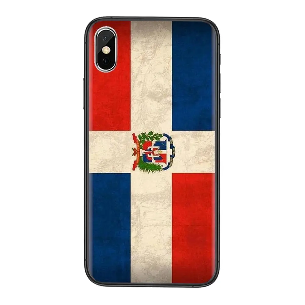 Дешевые мягкие чехлы для телефонов из ТПУ с флагом Доминиканской Республики