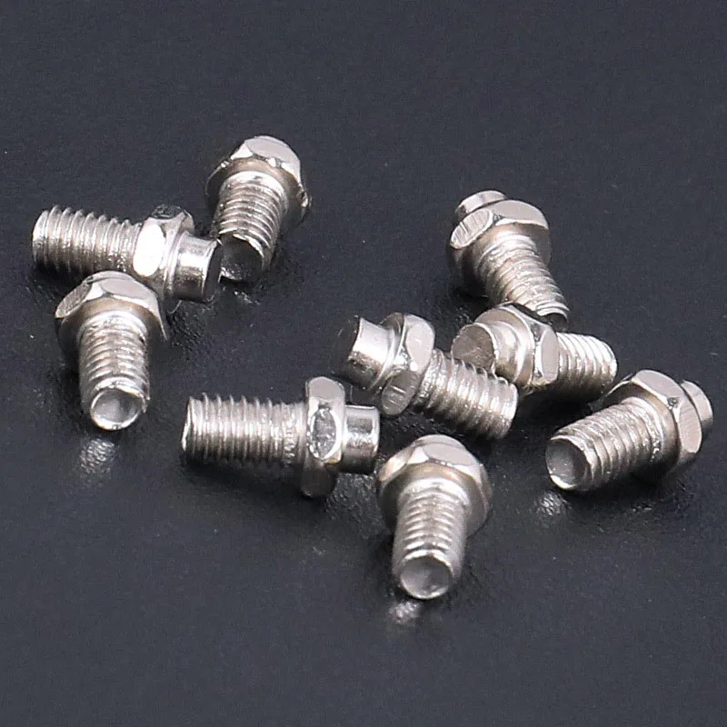 10PCS Anti skid Bicycle Pedal Screw Stud Accessories M4 Anti-Slip Screws For Racing Bike Mountain | Спорт и развлечения