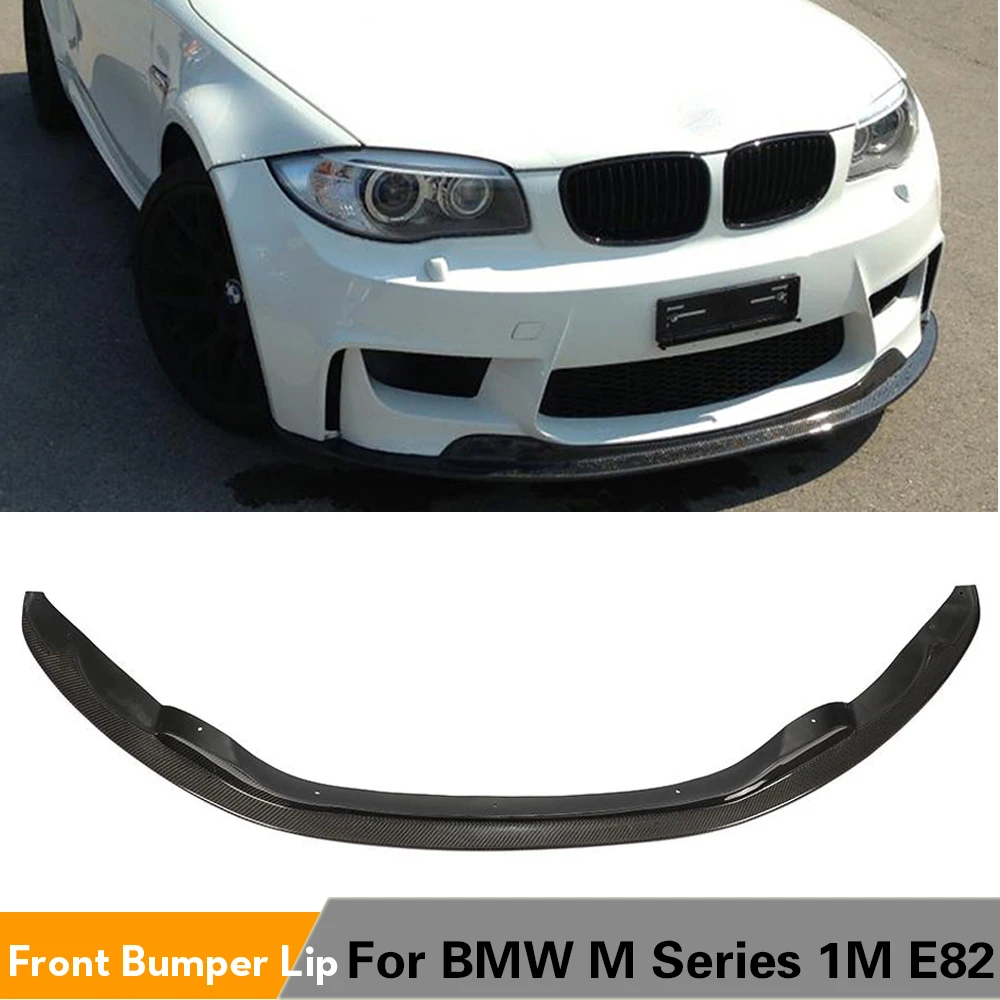 Углеродное волокно/FRP передний бампер спойлер для BMW 1 серия E82 M 2012 2016