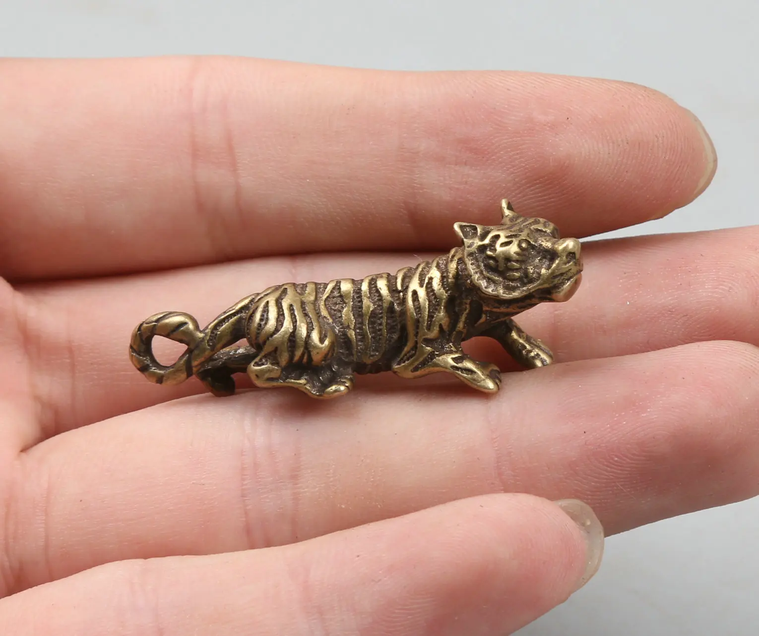 42 мм/1 7 &quotКоллекция Curio Редкий китайский фэншуй маленький Бронзовый Изысканный