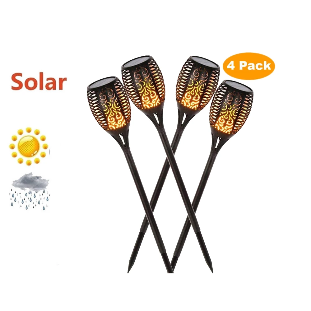 

1/8 pcs led Solar Flame Lights Outdoor IP65 Waterproof Led Solar Garden Light Flickering Torches Courtyard Decoration Lawn Lamp