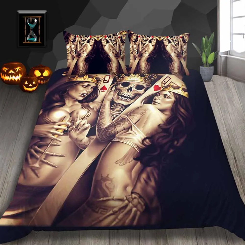 

Роскошный роскошный стильный пододеяльник со скелетом и красивой привлекательной кроватью высшего качества для двуспальной кровати