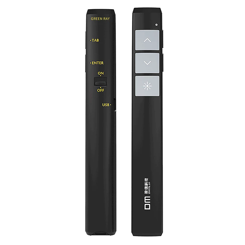 Презентатор беспроводной DM RF 2 4 ГГц мини-USB презентация Powerpoint 200 м диапазон связи с