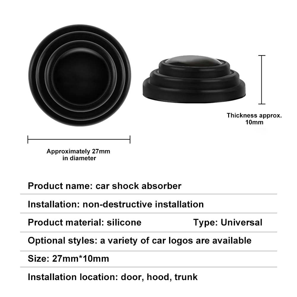 8 шт. двери автомобиля амортизирующие и бесшумный прокладка автомобильные брелки