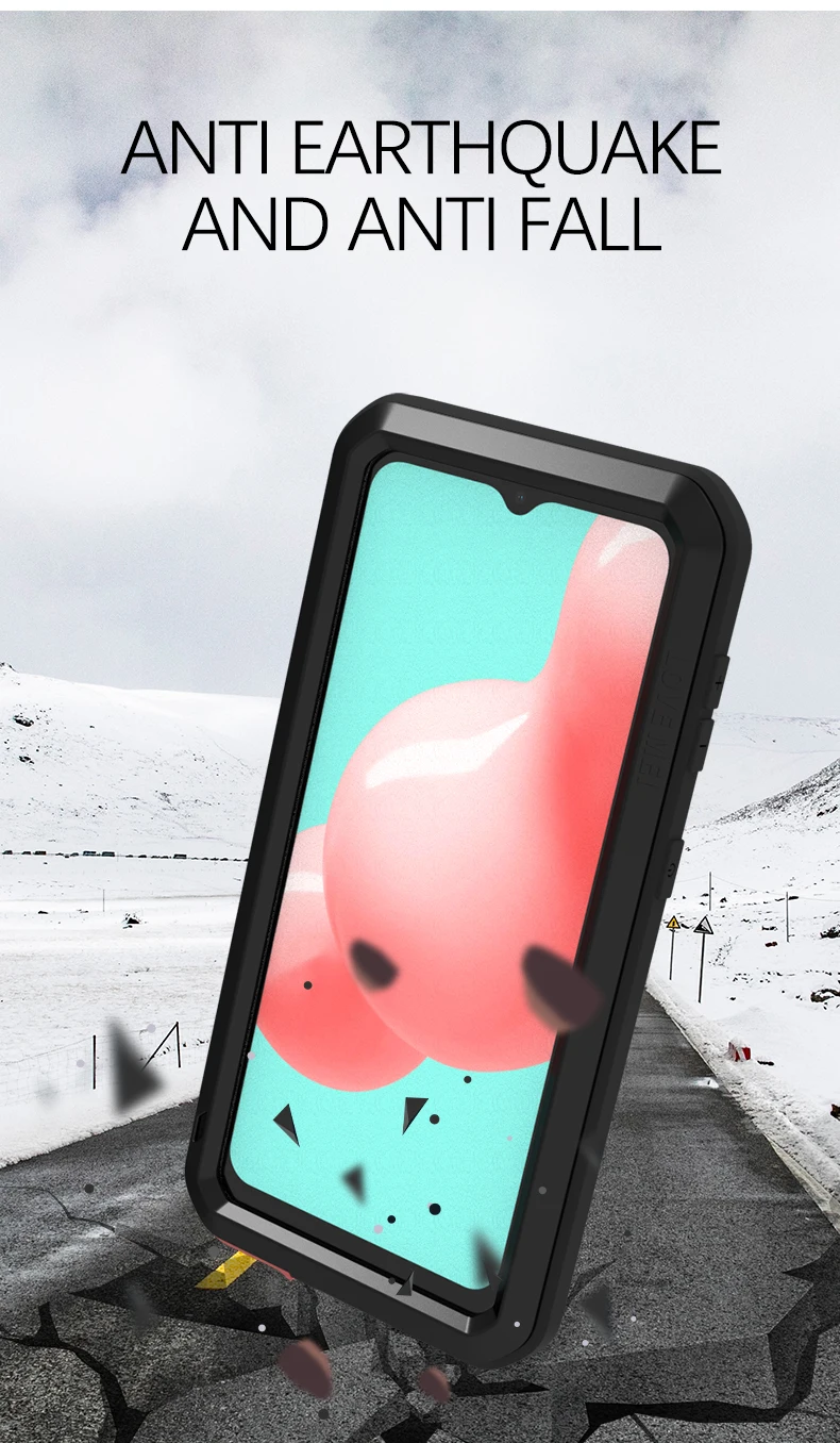 for samsung galaxy a32 5g waterproof case shock dirt proof water resistant metal armor cover for galaxy a32 5g phone case free global shipping