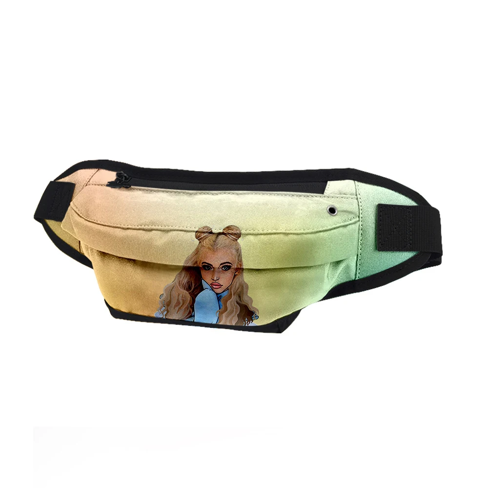 

Fashion Loren Gray waist bag chest bag tide brand messenger student shoulder bag mobile phone small bag waterproof Kawaii