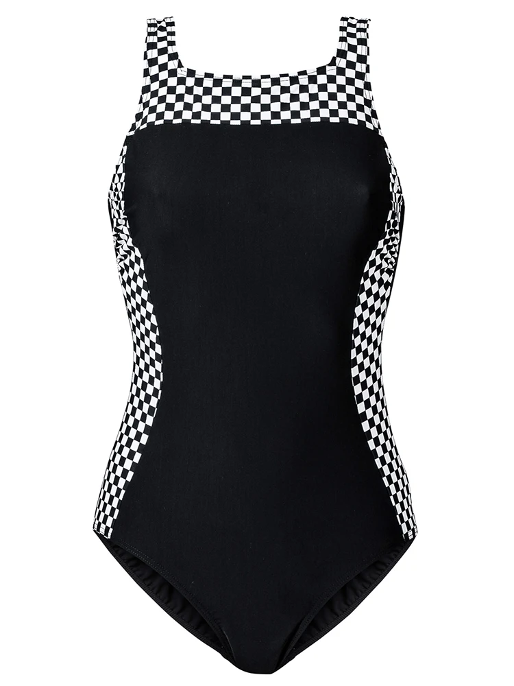

One Piece Striped Swimsuit Women Classic Plus Size Swimwear Sliming Push Up Bathing Suit Summer Swimming Suit Beachwear S~XXL