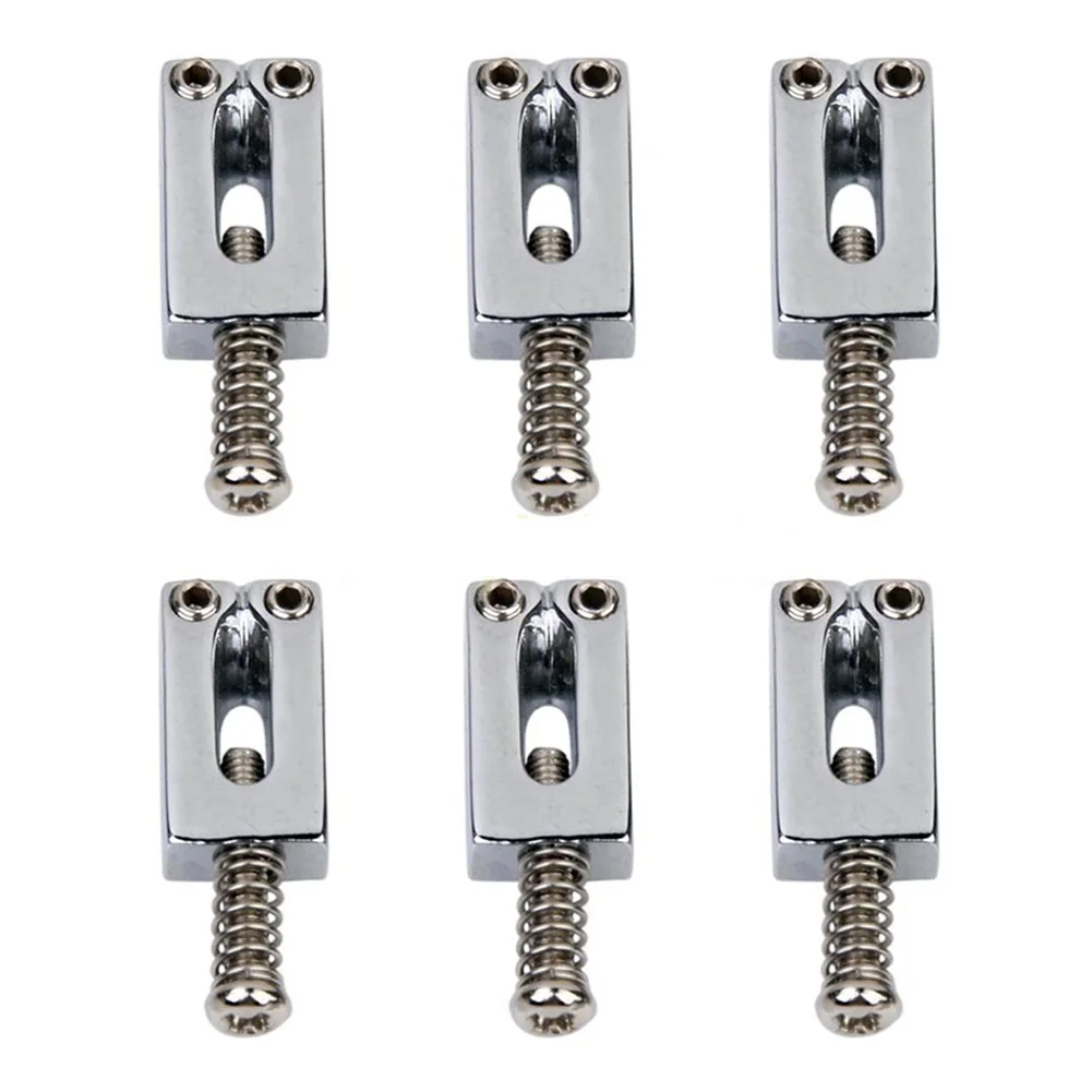

6pcs Tremolo Fixed Bridge Saddles with Electric Guitar Musical Wrench for Musical Instruments Electric Guitar Accessories