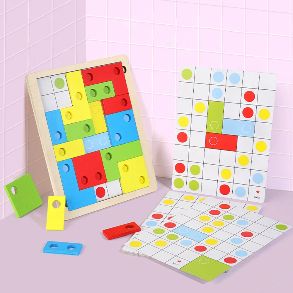Creative DIY Logical Thinking Puzzle Interesting Wooden Game Math Toy Early Education to Develop Children Intelligence Toys | Игрушки и