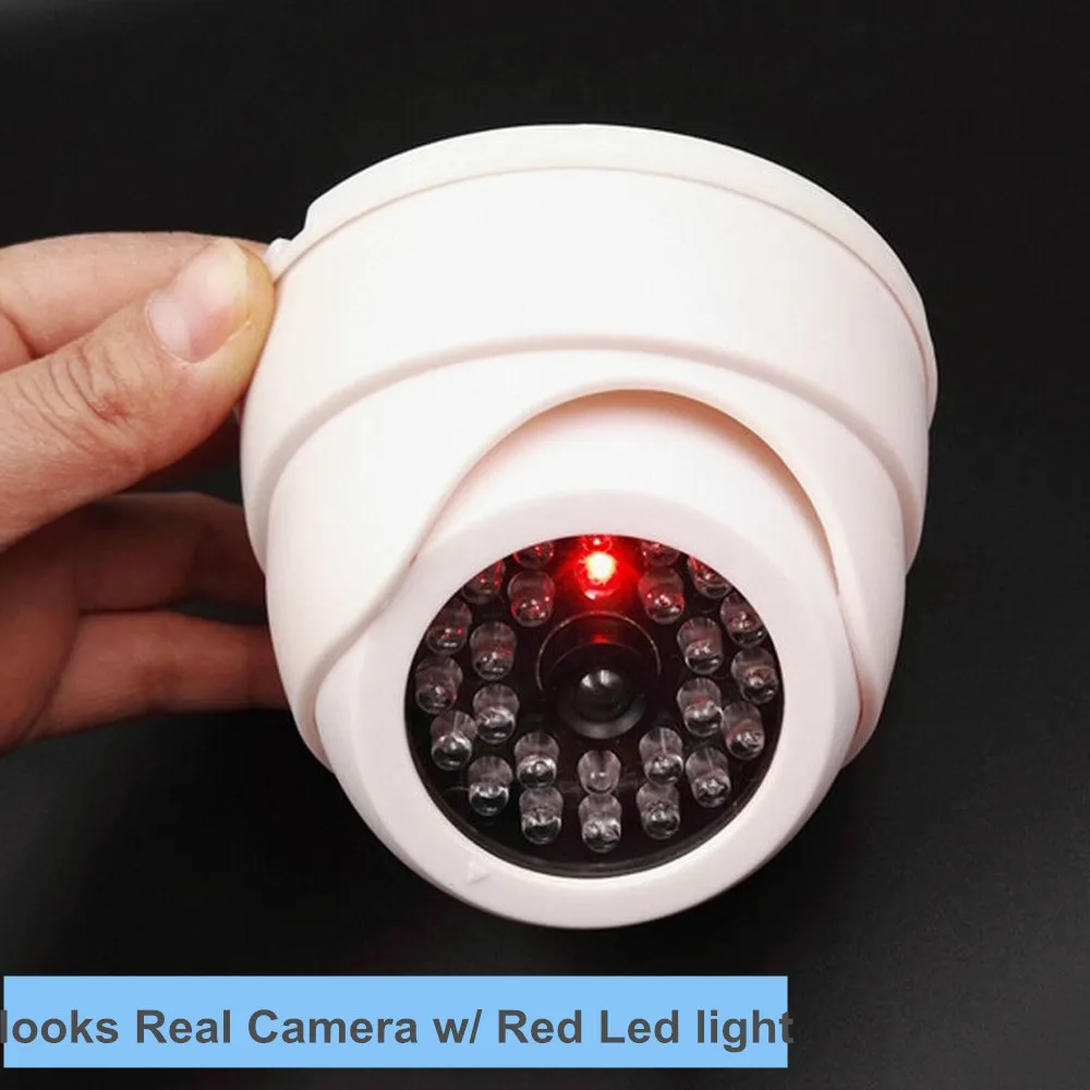 Купольная камера видеонаблюдения поддельная купольная безопасности мигающий