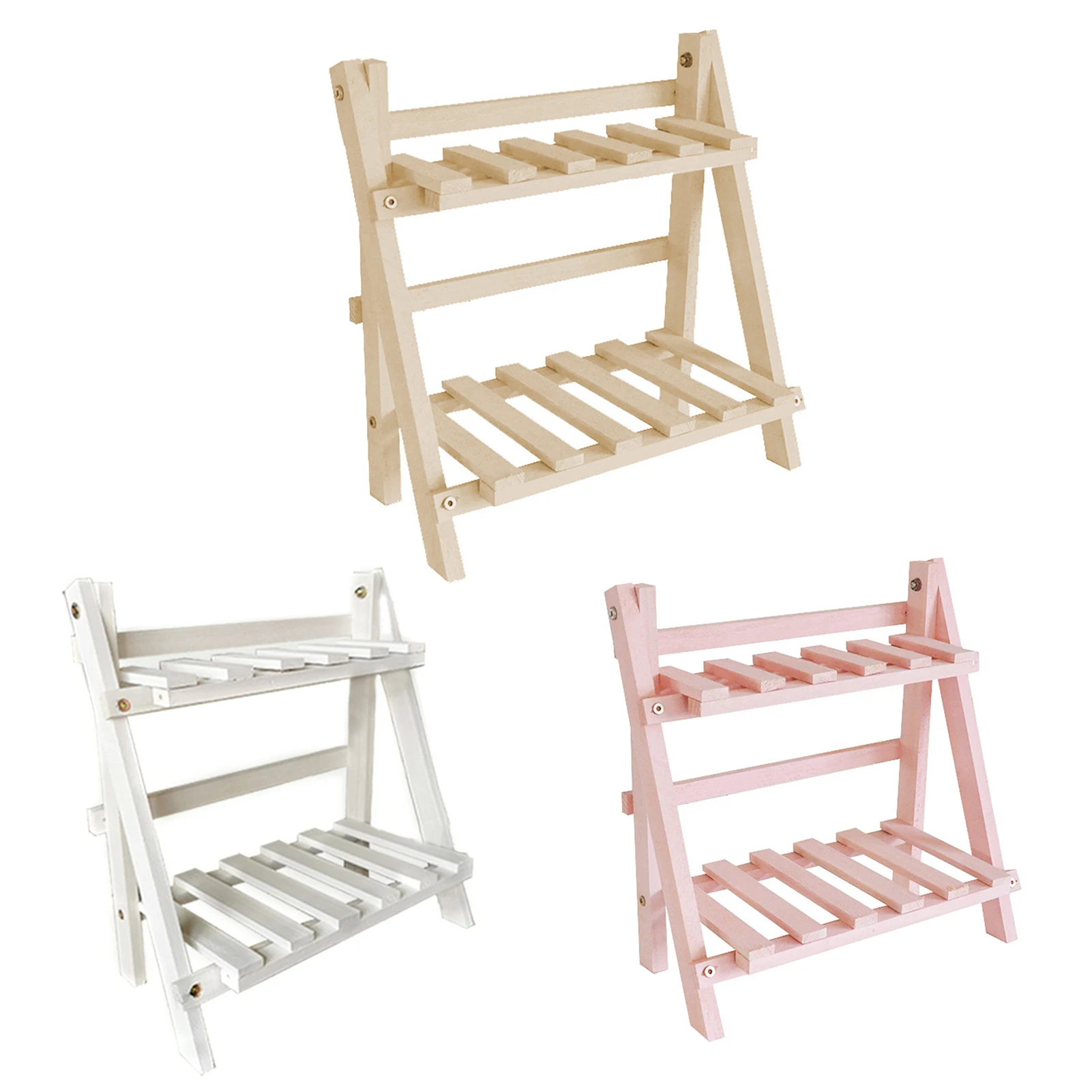 

Wooden Plant Stand Living Room Floor Solid Wood Balcony Flower Stand Succulent Green Radish Display Stand Fleshy Flower Stand