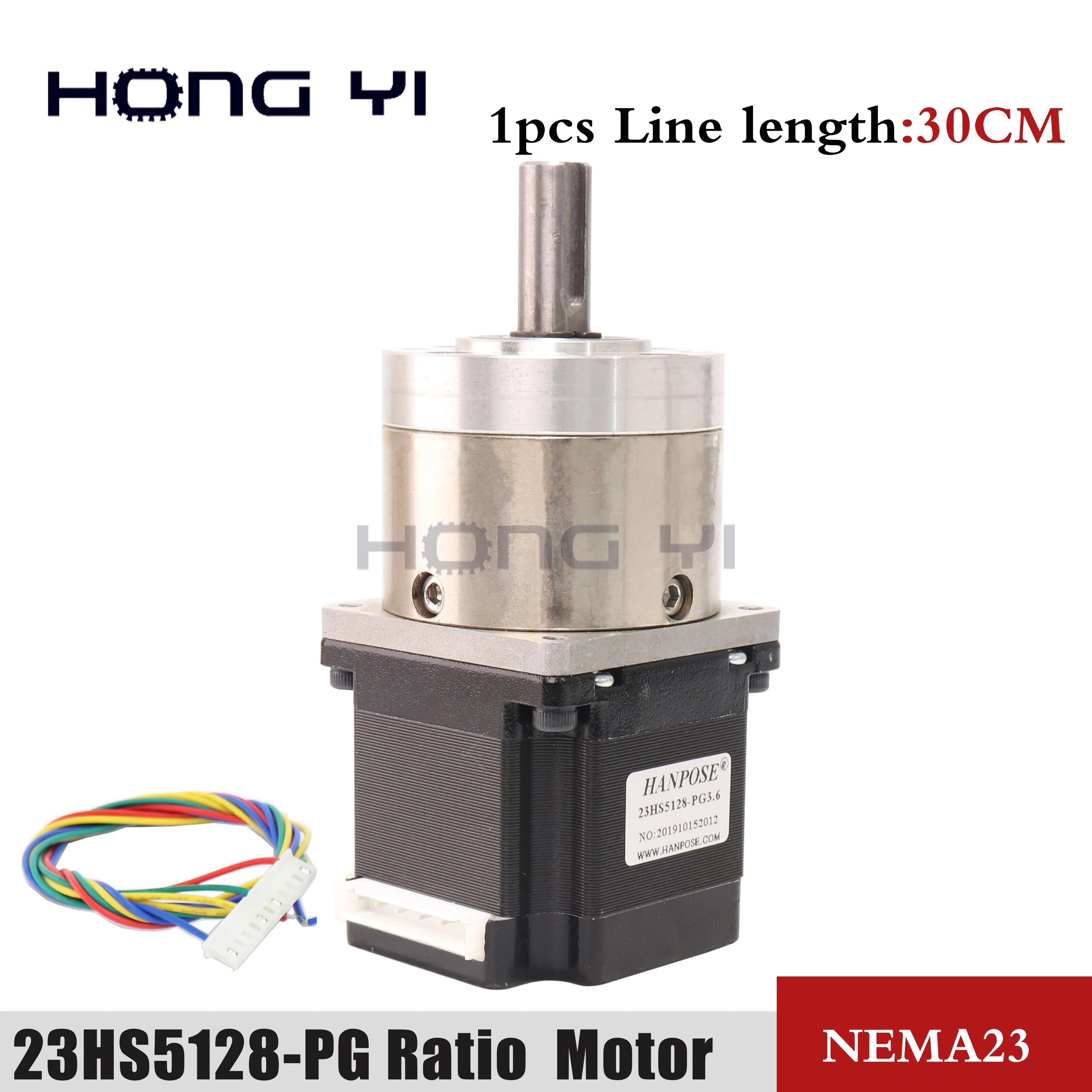 4-проводной шаговый двигатель Usongshine Nema23 23HS5128 -PG экструдер Шестеренчатый