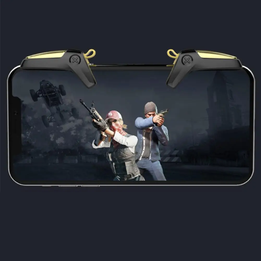 Пара мобильных игровых контроллеров Кнопка триггера для PUBG шутер Джойстик