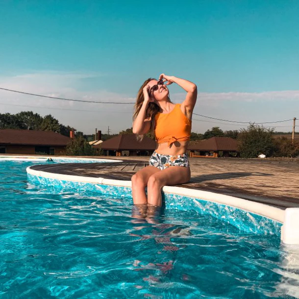 High Waist Bikini Leopard Swimsuit Women Bikini 2021 Floral Swimsuit Print High Neck Bikini Push Up Swimwear Snake Bathing Suit