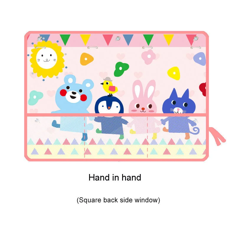 Мультипликационный Универсальный Автомобильный солнцезащитный занавес с