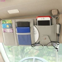 auto car accessories sunglasses clip car storage bag multifunctional sun visor bill business card holder storage box hotslae