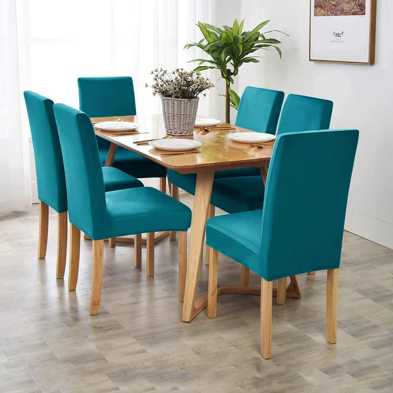 Жаккардовые чехлы на стулья роскошные из дешевой ткани универсальный размер