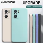 Мягкий чехол для Xiaomi Redmi Note 10, 9, 8, 7, K40, K20 Pro, 10S, 9 S, 9A, Mi 10T, 10 Pro, 11 Lite, 9 SE, Poco F3, квадратный, из жидкого силикона