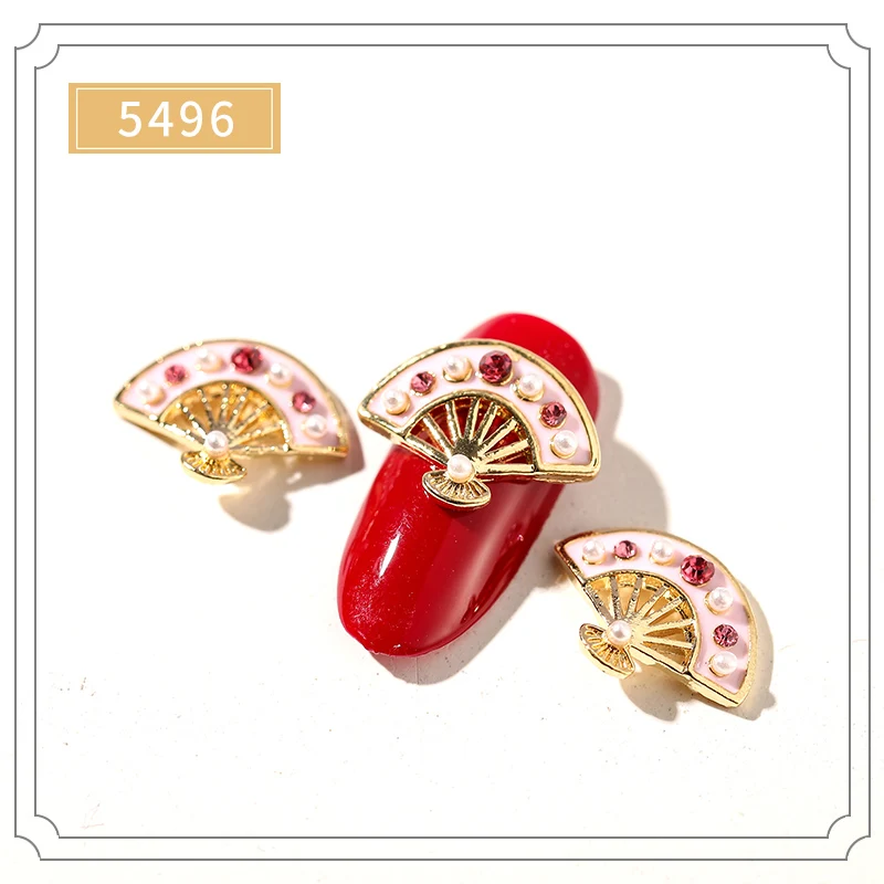 3pcs Chinese Design Drama Line Stone Nail Studs Nails Art Parts for Nail UV Gel Polish Decoration of Nail Accessories - Цвет: 96