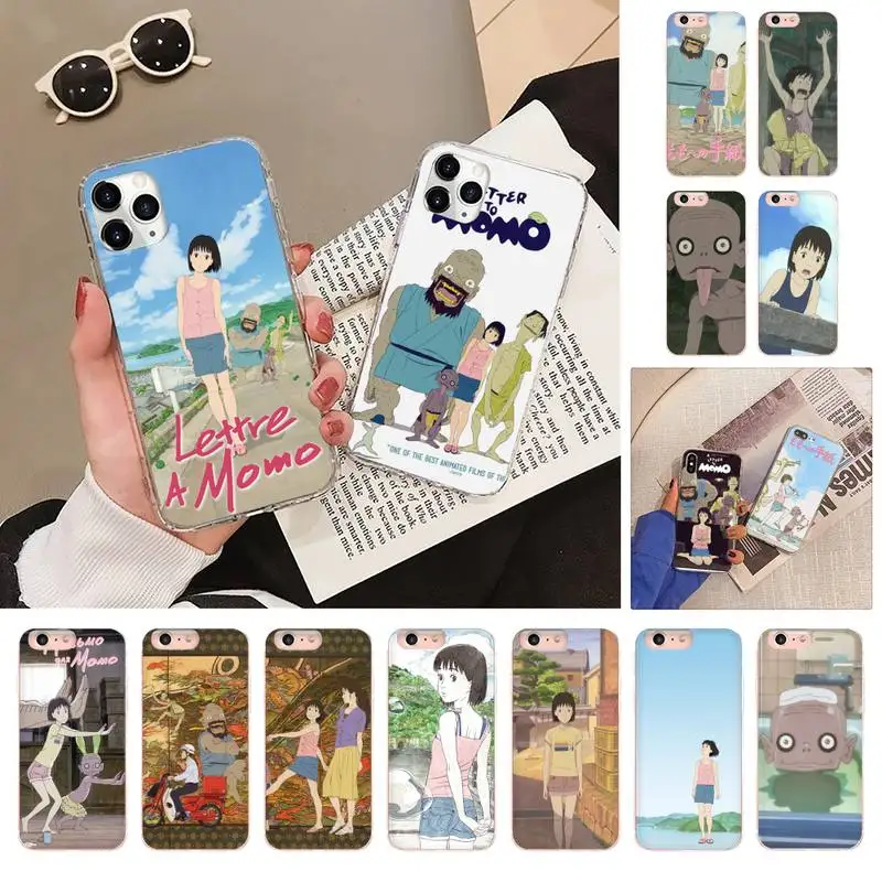

FHNBLJ A Letter To Momo Manga Poster Phone Case for iPhone 11 12 13 mini pro XS MAX 8 7 6 6S Plus X 5S SE 2020 XR case