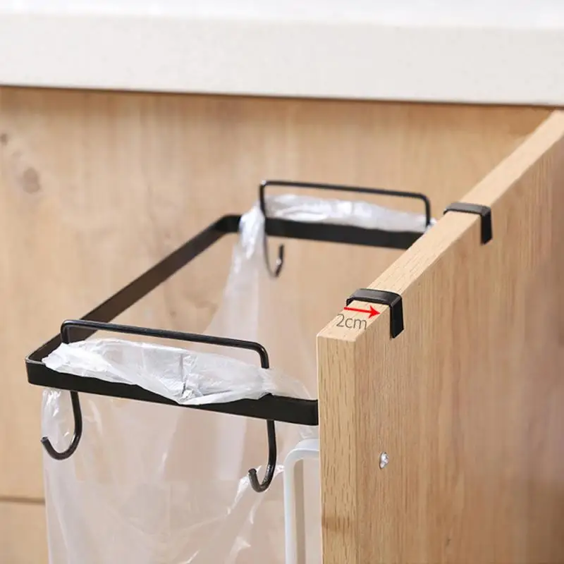 New Kitchen Garbage Cupboard Door Back Hanging BagCabinet Organizer Towel Holders Trash Bag Hanger Storage Shelf Holder | Дом и сад