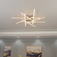 chrome plating modern led ceiling chandeliers for living room bedroom kitchen chandelier lighting fixtures free shipping