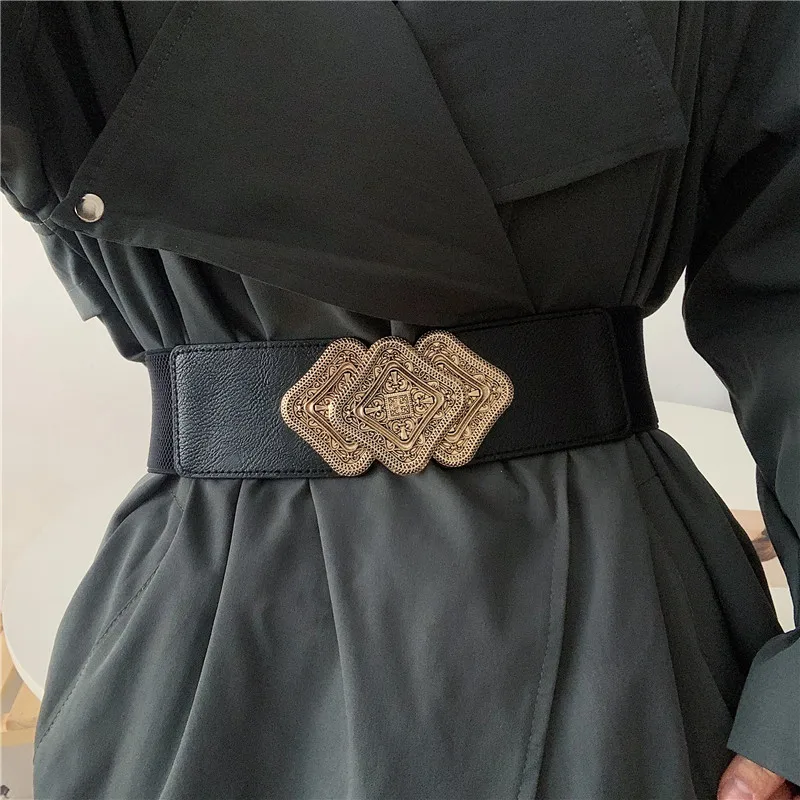 Женский модельный эластичный пояс из искусственной кожи, корсеты, пояс, ремни, украшение, широкий пояс, R1873