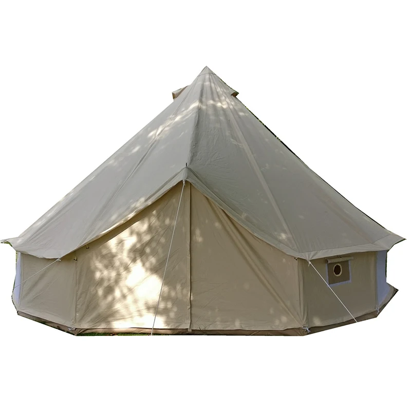 

Ультраяркая хлопковая ткань диаметром 6 м, палатка для кемпинга на открытом воздухе, свадьбы, роскошная Водонепроницаемая большая палатка, ...