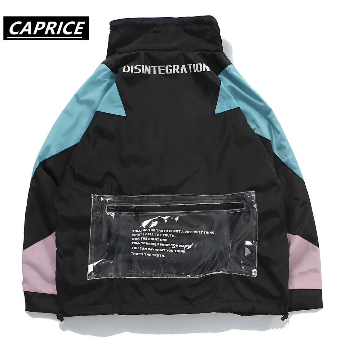 Уличная одежда с задними карманами полумолния пуловер ветровка спортивные