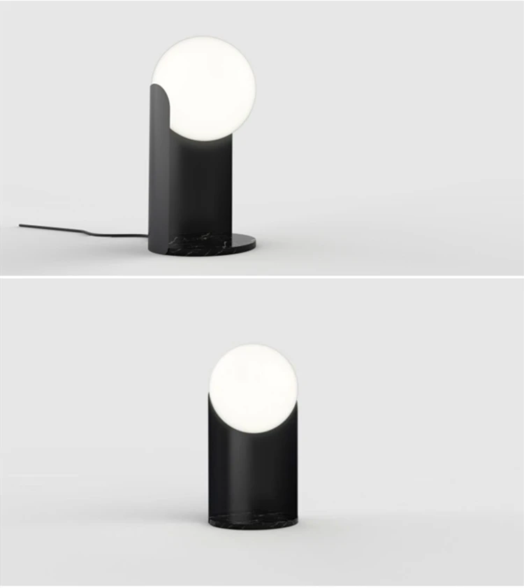 Скандинавская мраморная настольная лампа новейшая модный дизайн современная