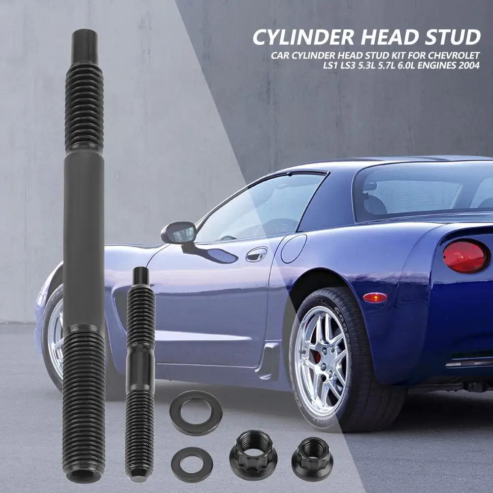 Car Cylinder Head Stud Kit Durability professional accessories for Chevrolet LS1 LS3 5.3L 5.7L 6.0L Engines 2004 | Автомобили и