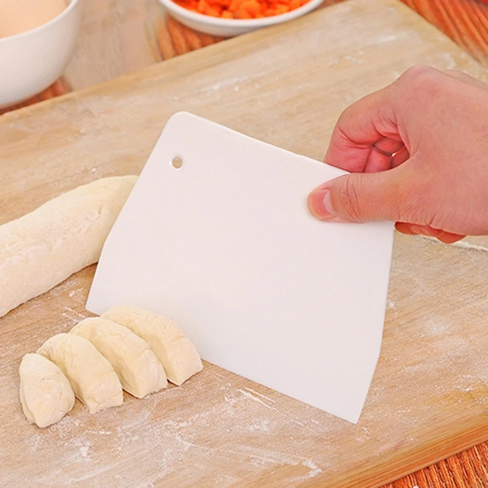 Пластиковый нож для теста скребок выпечки крем гладкая лопатка приготовления