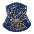 Греческий глаз дерево-Мати матаки-Matiasma золото и микрофибры синего цвета шею Бандана Шарф уход за кожей лица маска греческий амулет греческий глаз