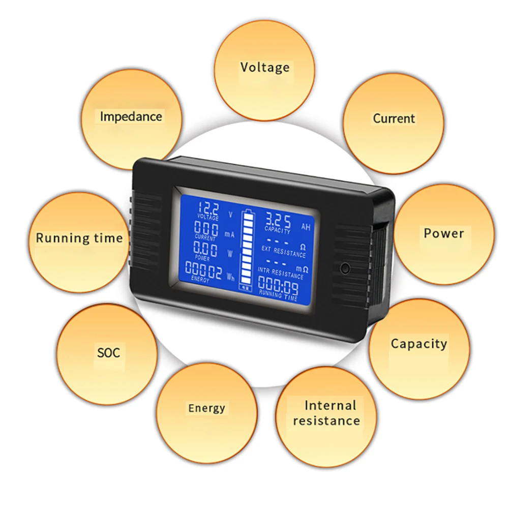 Цифровой мультиметр Автомобильный Электрический тестер сопротивления