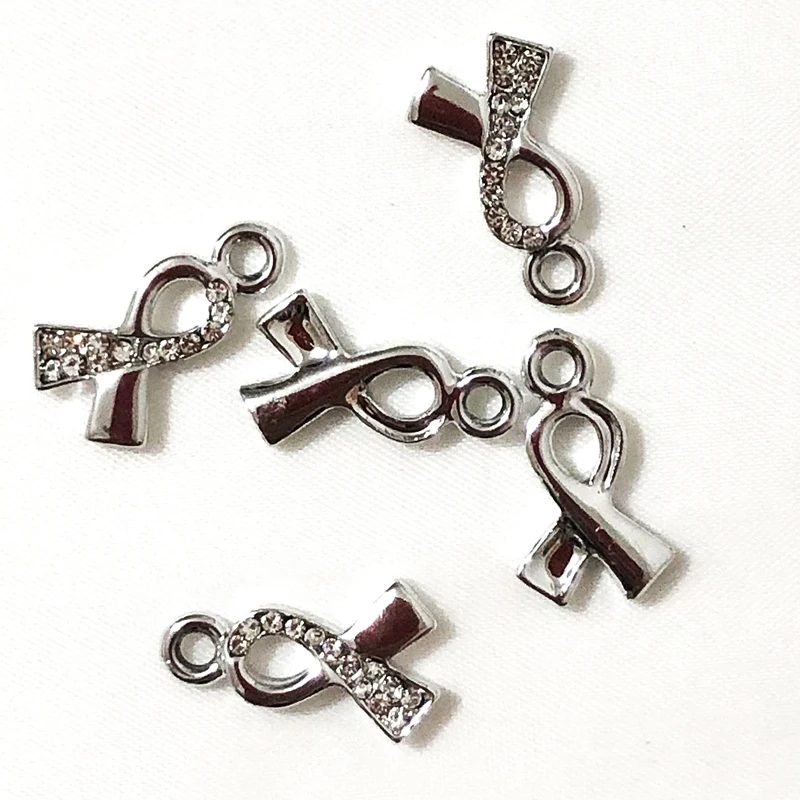 

10 шт./лот лента со стразами, подвеска ручной работы, подвеска «сделай сам» для браслета, ожерелья, сумки