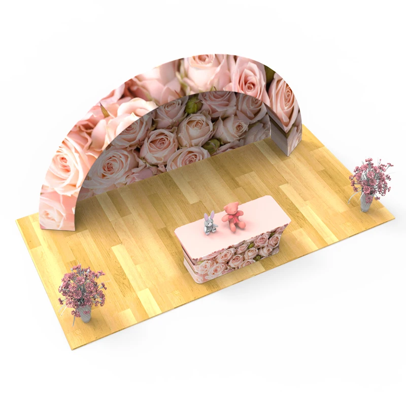 20 футов портативный многоразовый выставочный стенд стандартный дисплей для