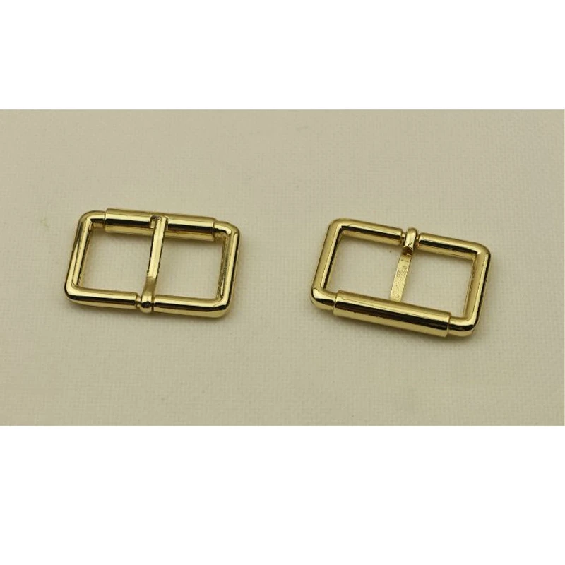 10pcs Metal Heavy Duty Hand Bag Shoe Strap Belt Web Adjust Roller Pin Buckle Snap Rectangle Ring Leather Metal Pin Belt Buckles